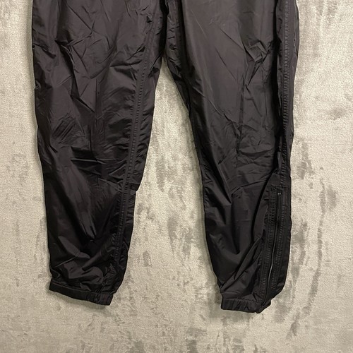 WOOLRICH Mens Nylon Windproof Track Pants Mens L Black Athletic Workout - Picture 2 of 13