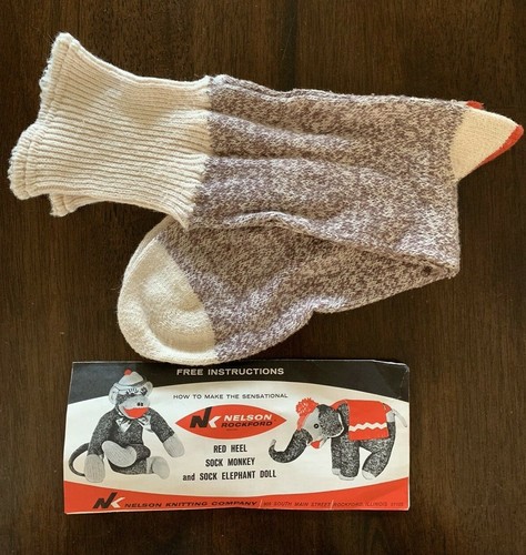 Red Heel Sock Monkey 