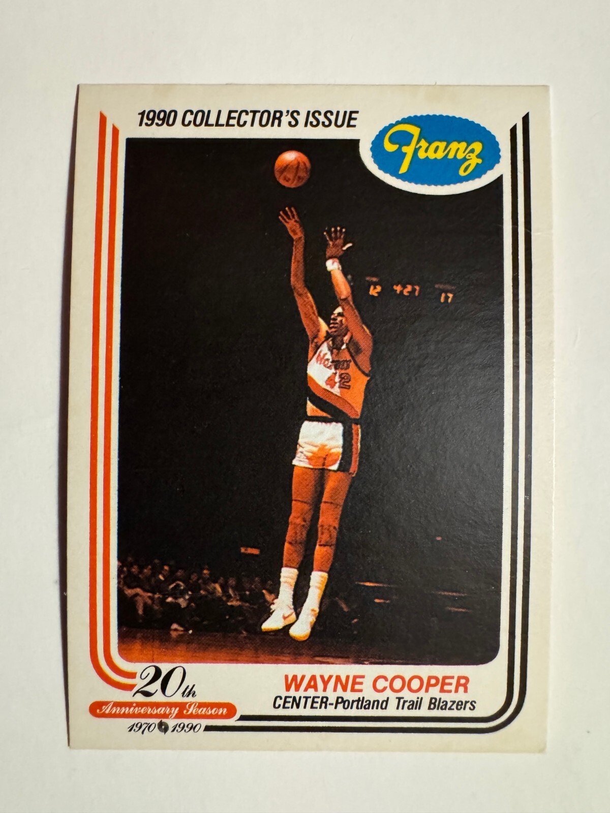 1989-90 Fleer Franz Trailblazers #3 WAYNE COOPER Nrmt! No bread stains!