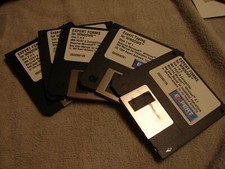 5 Floppy Disks Expert Forms for Windows, Typing, Forms Fonts 1994