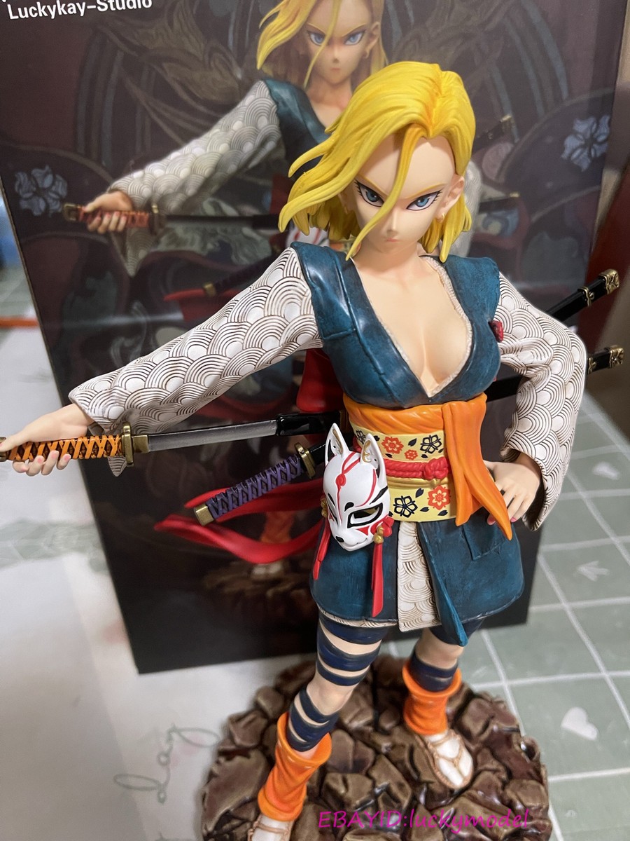 LK Studio Dragon Ball Android 18 Samurai 11in. Resin Statue Model