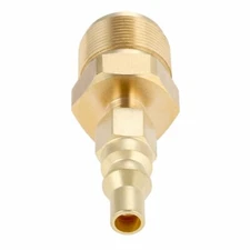 1/4" Quick Connect Disconnect Plug Bottle Tank Thread Grill Propane Adapter Kits