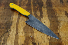 Handmade Kitchen Chef Knife 80crv2 Carbon Steel Made In USA