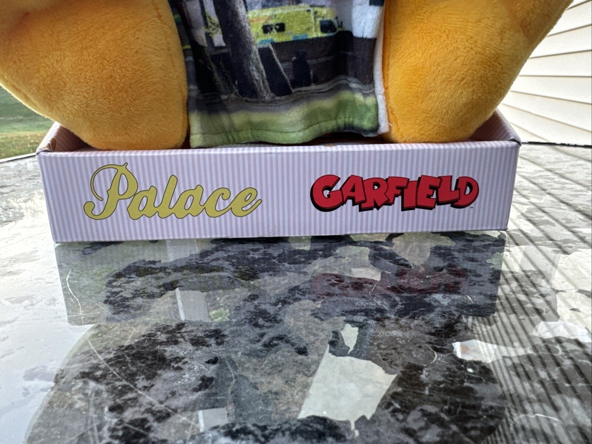 Palace Garfield Plush Toy Orange New In Box Rare Skateboard