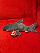 Vintage Original Beanie Baby, Crunch the Shark 1996, Mint Condition