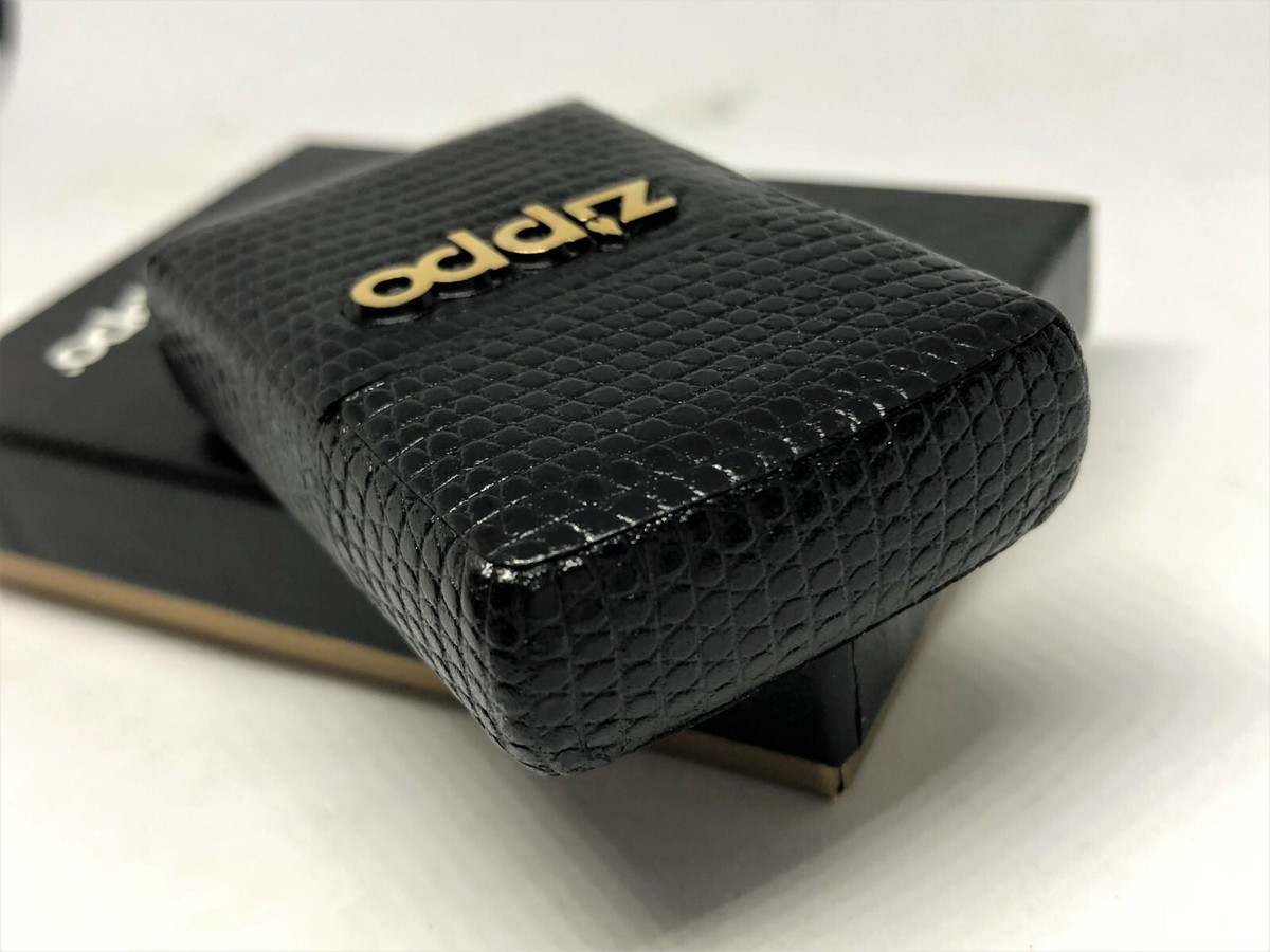 小物 ZIPPO Rare! New ZIPPO Limited Edition Logo Lizard Leather-Bound
