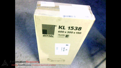 RITTAL KL 1538 TERMINAL BOX ENCLOSURE 600MM X 300MM X 120MM, NEW #183478