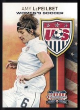 2012 Panini Americana Heroes & Legends #4 Amy LePeilbet - US Women's Soccer Team