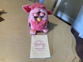 1998 Furby Buddies Pink Flamingo Tiger Electronics