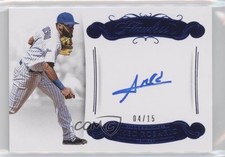 2018 Panini Flawless Rookie Signatures Sapphire 4/15 Amed Rosario Auto 6fs