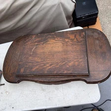 Antique Eldredge Treadle Sewing Machine Top Board Table Base W/parts Repair