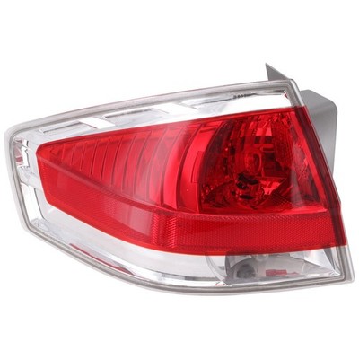 Tail Light Lamp For 2009-11 Ford Focus CAPA Sedan Driver Side Halogen With Bulb