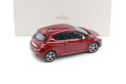 1:18 NOREV Peugeot 208 GTi 2013 Rouge Rubis Métallique - Photo 3/5