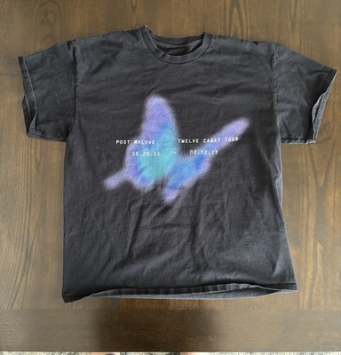 Post Malone Twelve Carat Tour 2022 2023 T Shirt Size Xl Concert Merch
