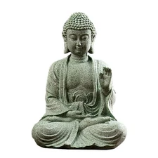 fazhongfa Mini Buddha Statue 4.7 Inch Natural Stone Handmade Buddha Sculpture...