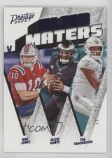 2023 Prestige Alma Maters Xtra Points Blue /249 Jalen Hurts Mac Jones #AM-3 13dr