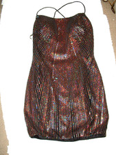 Jovani 2588 Black & Multi Sequined Sparkly Evening Dress Prom Formal Size 12 NWT