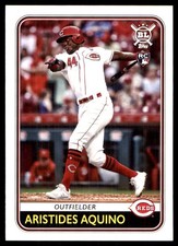 Aristides Aquino 2020 Topps Big League #107 Reds MLB READ FREE SHIP AutographDen
