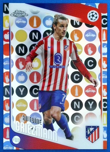 Antoine Griezmann Big Apple 2025-26 Topps Chrome UCC Fanatics Fest NYC 2026 #82