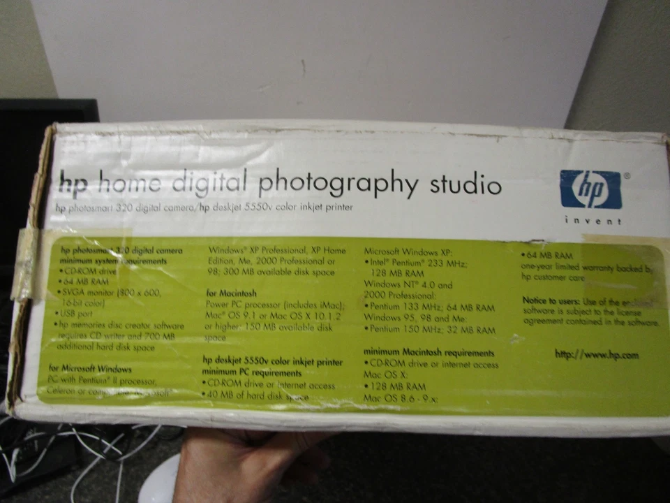 Vintage- HP Deskjet 5550 v Color Inkjet Printer & Photosmart 320 Digital Camera - Image 4 of 4