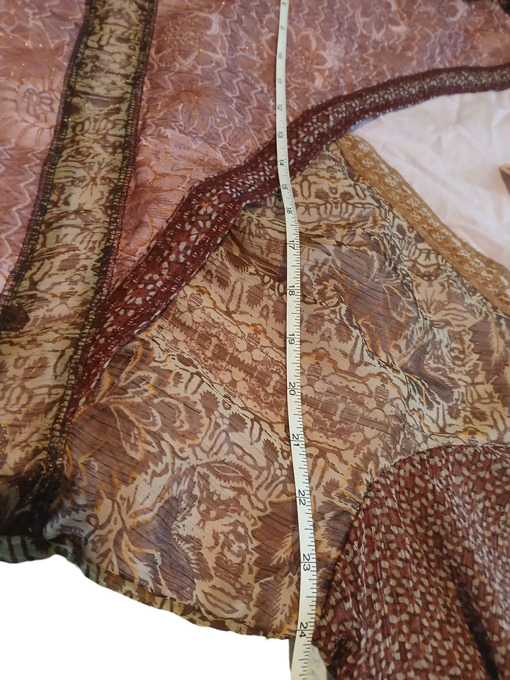 Babydoll de Colección 92k Retazos 22W 24W Cintura Imperio Hada Grunge Romántico Victoriano Foto 4 de 4