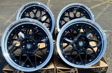 19" Black Hiro Alloy Wheels For Bmw 6 7 Series E24 E63 E64 E32 E38 E65 E66 Wr