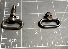 Ithaca 37 Deer Slayer Pump Shotgun Factory Original Swivel Set Rear Front