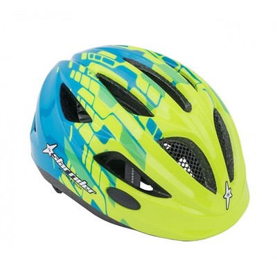 Fahrrad Helm Kinder Author Star Rider Kinderhelm Größe M 51cm-55cm Dial-Fit gelb