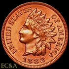 1888 INDIAN HEAD CENT SUPERB RED GEM (IH971)