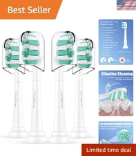 Compatible Sonicare Brush Heads - 4-Pack Dupont Bristles for Optimal Cleaning