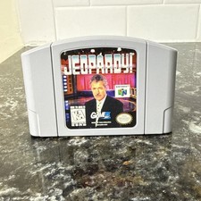 Jeopardy! (Nintendo 64, 1998) N64 Authentic Game Cart Only NICE!