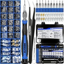 Eyeglass Sunglass Repair Kit, Magnetic Eye Glasses Repairing Tool Kit with Assor