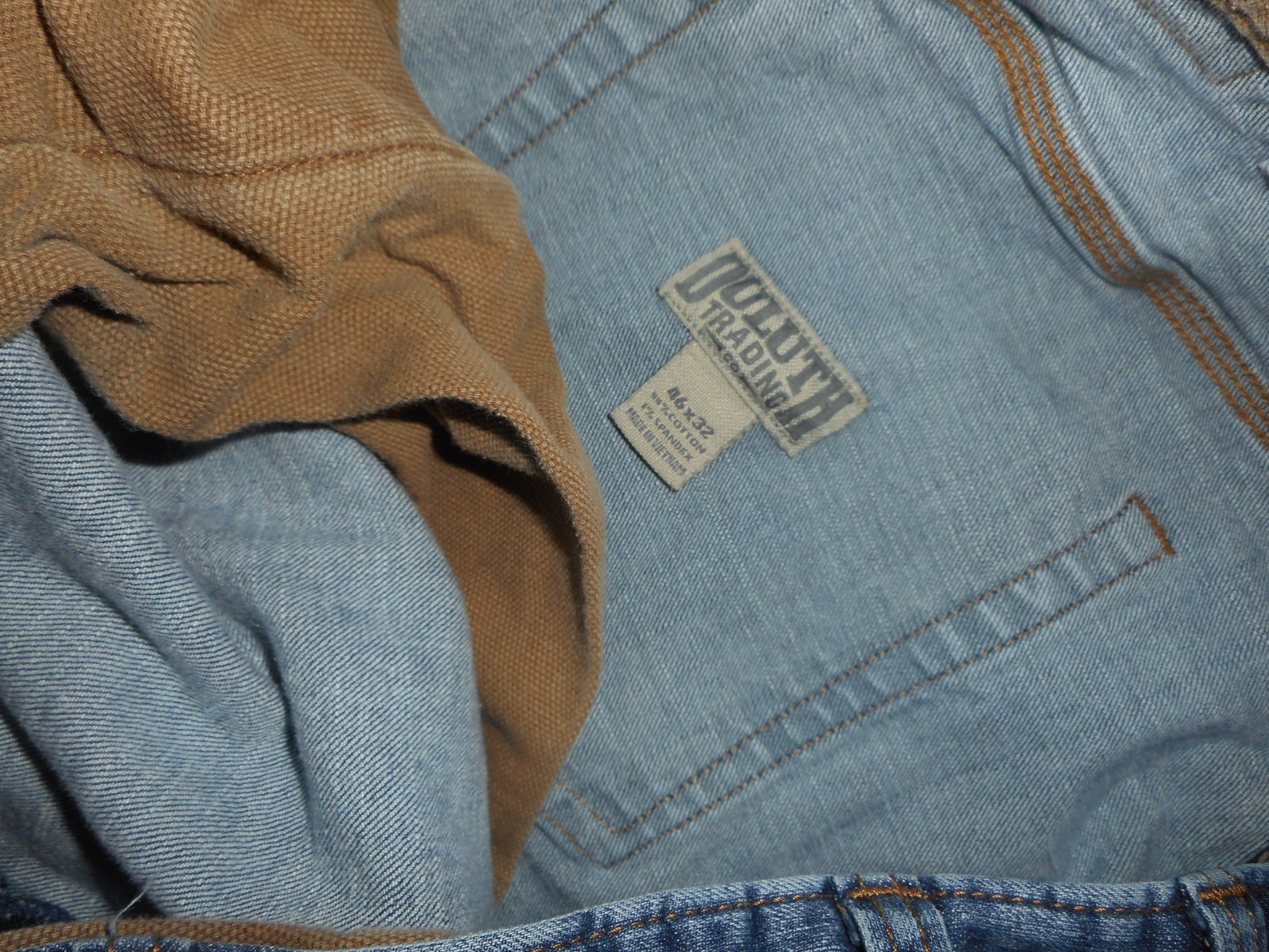 Duluth Trading Co. Flex Ballroom Carpenter Jeans - MEN 46x32 - RARE - NICE JEANS image 4