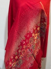 Multicolor Pashmina with Jacquard type pattern