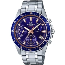 New Casio Edifice Mens Watch Waterproof Chronograph EFV-540D-2AVUDF