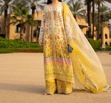  💯 FAIZA SAQLAIN ✅️2026 Stitching Available EID MARIA B ELAN SUFFUSE CRIMSON