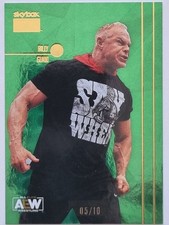 Billy Gunn 2022 AEW Metal Green Premium Star Emeralds /10 Upper Deck #101348