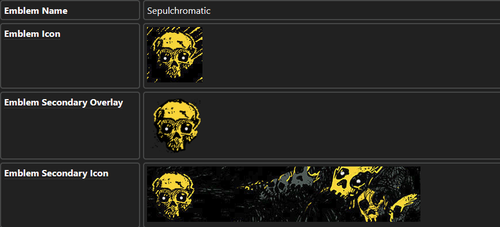 "Sepulchromatic" - Destiny 2 Emblem code | eBay