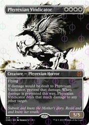 Phyrexian Vindicator (Showcase) (Step-and-Compleat Foil) - Phyrexia: All Will Be One #425