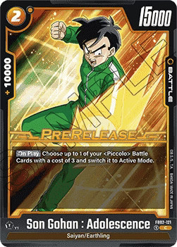 Dragon Ball Son Gohan : Adolsecence (FB02-121) FB02P Common Englisch NM