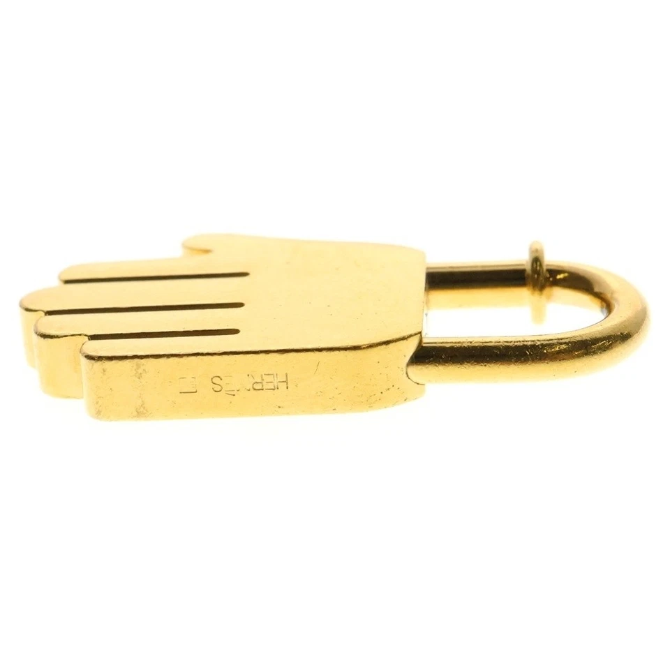 HERMES ANNEE DE LA MAIN 2002 Cadena Charm Gold GP, Usado Foto 3 de 4