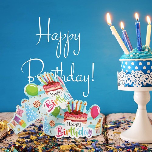 Zhehao 60 Pieces Birthday Party Crowns Hats for Kids Classroom Paper... - Picture 7 of 7