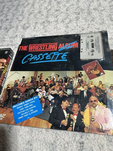 WWF The Wrestling Album SPECIAL CASSETTE 1985 VTG & 2 VHS - All New/SEALED - Picture 3 of 8