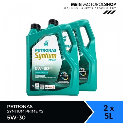 Petronas Syntium Prime XS 5W-30 Opel Dexos 2 API SN Motoröl 2x5 Liter = 10 Liter