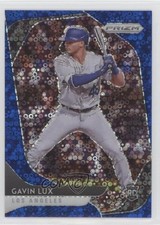2020 Panini Prizm Tier II Quick Pitch Blue Donut Circle /199 Gavin Lux #198 0ja4