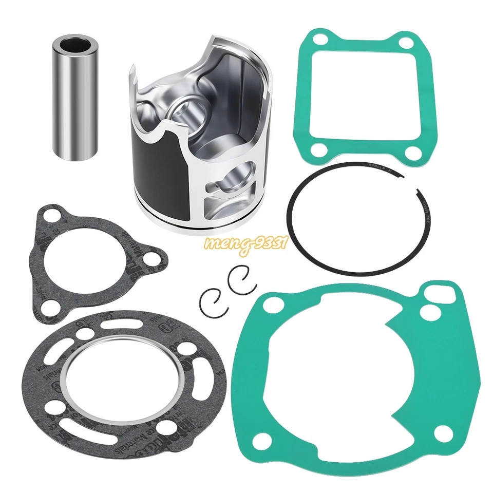Juego de juntas de pistón y motor de extremo superior 47 mm tamaño B 1986-1991 para Honda CR80R CR 80R Foto 3 de 4