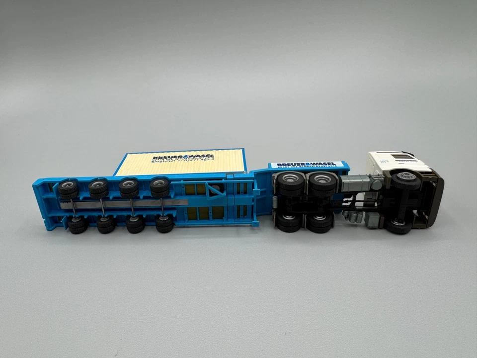 1:87 Herpa Albedo Mercedes-Benz (Breuer & Wasel) Container-Tieflader SLT - Bild 4 von 4