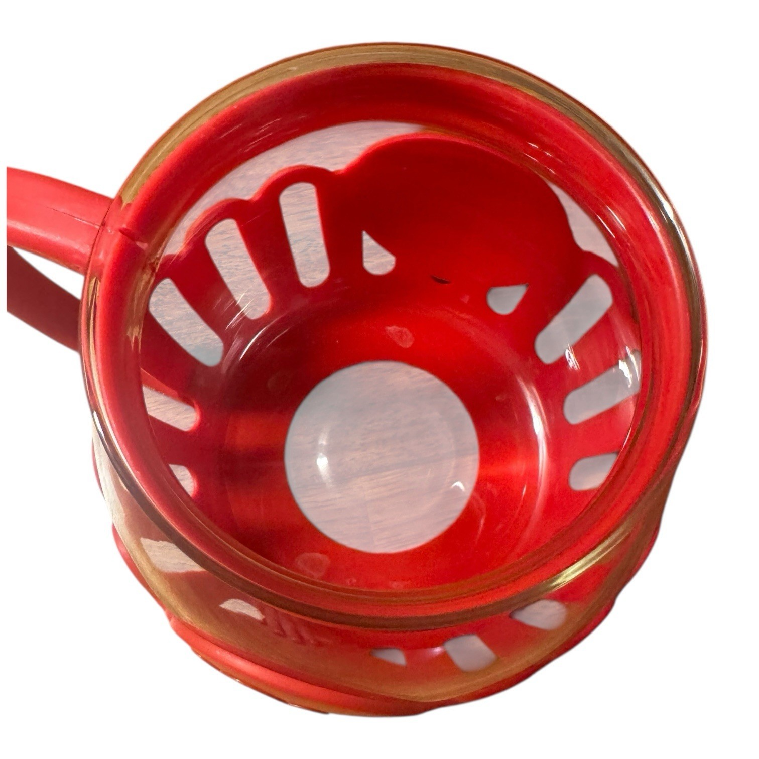 Ecolution Micro-Pop/ Microwave Popcorn Popper /1.5 Qt Temperature Safe Glass Red