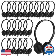 ZXQZYM Kids Headphones Bulk 30 Pack Classroom School Wired 3.5mm Stereo