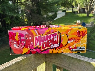 Mountain Dew Trolli Zero Sugar Cherry Lemon Soda 12 Pack of 12oz